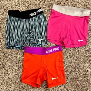 Nike Pro spandex bundle $15 Youth Medium